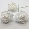 Fleurs décoratives 1 boîte 3,15 pouces de mousse fleur polyvalente fausse rose artificielle pour mariage