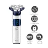 SHAVERS VGR 3D PRO Electric Shaver For Men Washable Beard Rotary Electric Razor Rechargeble Facial Rakning Maskin Våt torr USB