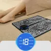 Carpets EMS Massage Pad 8 Modes Masseur de circulation des pieds USB Stimulatrice musculaire de jambe rechargeable Remote pour la maison et le bureau Utilisation