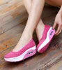 Hot Sale- Fashion Mesh Casual Tenis Shoes Shape Ups thick low heel Woman nurse Fitness Shoes Wedge Swing Shoes moccasins ps size6989679
