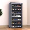 Multilayers Shoe Rack Organizer Nonwoven Fabric Home Organizer for Shoe Cabinet Dust-proof Shelves Storage Space-saving Stand 2103320K