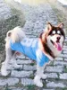 Dog Apparel Medium - To Large-Sized Vest Anti-Loss Polyester Breathable Quick Drying Printed Clothing Household Pet Supplies JJ561
