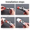 10Pcs Faucet Leak-Proof Sealing Gasket Pipe Faucet Plug End Threaded Pipe Fittings Leak-Proof Seal Buckle