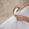 Adesivi a parete 38 mmx3,2m lavandino per bagno lavello da bagno asciugatura nastro bianco in PVC adesivo impermeabile per cucina