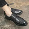 Casual schoenen herenjurk luxe mannen bruiloft oxford lederen ademende mocassins merk platform origineel