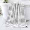 Handdoek kristallove katoenen douche dik absorberende zachte gaas volwassen familie badkamer kinderen bad grijs roze wit wit