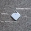 Halkalar Gerçek Zamanlı Kids Pets Yararlı Anti Kayıp Akıllı Etiket Alarm Anahtarlık Bluetooth Tracker Anahtar Bulucu LED Işık