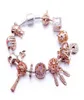 Nouveau 2021 Spring Rose Gold DIY Perles Bangles Valentine039 Journée Gift romantique Bracelet Girls Freinds Accessoires Bracelet pour WO5783296982