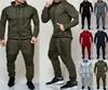 2 Placeestracksuit Men SW Eatshirt Zestaw sportowy Ubrania na siłownię mężczyzn sportowy garnitur treningowy Sport Wear x06102950088