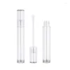 Bouteilles de rangement 40 pcs 4,5 ml de tube de brillant à lèvres vide vide entièrement transparent la bouteille ronde cosmétique