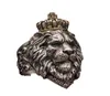 Anello di leone della corona animale punk per uomini gioielli gotici maschi 714 grandi dimensioni277k271b9204917
