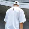 Sweats à capuche masculins T-shirt surdimensionné pour hommes T-shirt Summer Summer Hip-Hop Sports Hip-Hop C240412
