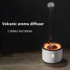 Bevochtigers Xiaomi Nieuwe vulkanische vlam Aroma Diffuser Essentiële olielamp Mist Aromatherapie Kwarflish Decompressie Simulatie Flame Bevochtiger