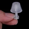 2st 1: 20/1: 25 plast mini belysning bordslampa sovrum golvlampor kid diy fyllda leksaker modell dollhouse miniatyrer tillbehör