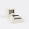 Klawiatury JKDK 2PCS Mechaniczna klawiatura 80 -tych Mac Macintosh Style retro osobowość podświetlana KeyCap White ESC i Klawisze Kluczowe 1.5U