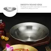 Dinnerware Sets Household Pasta Plate Salad Mixing Stainless Steel Metal Dish Bowl