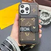 iPhone 15 14 Pro Max Leather, 럭셔리 디자이너 전화 케이스 지갑 15 13 13 프로를위한 Crossbody iPhone 케이스 남성용 우수 그립 지갑 덮개 5.23