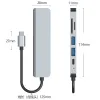 Hubs 6 IN 1 USB C HUB Dock Station USB 3.0 2.0 Type C To HDMIcompatible USB Splitter Adapter PD SD TF for Macbook Pro Air Laptop PC