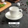 Cups Saucers 80ml Ceramic Coffee Cup And Saucer Espresso Porcelain Afternoon Teacup Breakfast Milk Mug Cute Pottery Mugs Wholesale