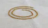 10 K Yellow Solid Gold GF 6MM Double Cuban Curb Italian Link Chain Necklace 20 Inches6087149