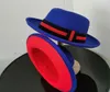 Fedora Twee afgestemde Fedoras voor Black Red Filt Jazz Bowler Perfomance Wo en Men Church Hat8000146