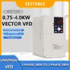 3 pH 380V tot 3PH 380V 0,75/1.5/2.2/4KW 1HP/2HP/3/5HP VFD Variabele frequentieaandrijfomzetter voor motorische snelheidsinvertering