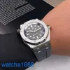 AP WRIP Watch Montre Royal Oak Offshore Series 15720St New Precision Steel Gris Mens Fashion Loisir Business Sports Machinerie de plongée