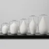 Vases White Ceramic Dry Flower Vase Ornaments Creative Modern Simple Living Room Dining Table Inserter Household Decoration