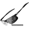 Gafas de sol fotocromic de aluminio HD Gafas de conducción de gafas deportivas