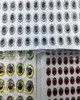 ROMPIN 100pcs 3D Stick Eyes de pêche pour le leurre Maison de la mouche attachée de faux yeux pêcheur DIY Sliver en or rouge 3 mm 5 mm 7 mm 9 mm5477347