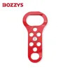 Bozzysダブルヘッドスチールデュアルジョーロックアウトプラスチックコーティング缶を備えた高強度スチールのハスプは6つの南京錠を保持します