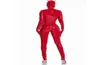 Kvinnor Jumpsuits Rompers Halloween Costume Lingerie Bodysuit Porn Clubwear Sexig Wetlook Latex CatSuit Women PVC Faux Leather Jumpsu2984379