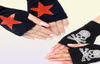 Fingerless Gloves Lovely Cartoon Animals Pattern Skull Winter Rivet Women Warm Knitted Diamonds Sequins Cool Dancing G10114483992