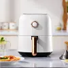 Fritas MEILING 220V Air Fryer 1000W doméstico Automático Máquina de batata frita de flechas de fumo automático Máquina de batatas fritas Inteligente