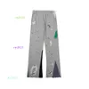 Designer Sorto Sweats Gd pintado Flare Sweatpant Sorto de alta qualidade Prind Pant Pant High Street Randgers Sweatpant calça calça de moletom Hip Hop GalleryDept