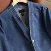 Мужские повседневные рубашки джинсовая ткань с торговой весенней одеждой Ropa Clothing для мужчин