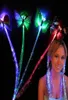 30pcs imprezowy LED Lśniący świeciwia włosy warkocze Flash LED Fibre Fibre Spin Clip Light Up Głowa Party Glow Supplies3319159