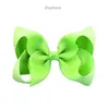 4-inch 40 color childrens jewelry handmade childrens bubble flower ribbed with bow hair clip hair accessories