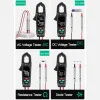 FY385 зажимать измеритель цифровой мультиметровый ток DC/AC 9999 Подсчет Ammeter Tester Car Amp hz емкость NCV OHM Тестер