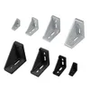 1/2/4/10 stcs 2040 3060 4080 4590 HOIK Fitting Angle L Connection Bracket FasteNer voor aluminium profiel 2040 3060 4080 4590