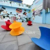 360 graus crianças criativas para adultos giratórios caseiros de bancada de parques de parques de brinquedos ao ar livre para cadeira de lazer de lazer de plástico de brinquedo