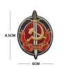 Nieuwe Sovjet Rusland Medische hulp Badge Tactical Armband Magic Sticker Militaire morele patches voor kleding Hoed Hook en Loop