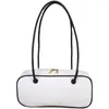 Umhängetaschen 2024 Mode Frauenbeutel tragbare PU Leder Casaul Französische Top Handtaschen Designer Messenger Griff Sac A Main