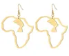 Dingle ljuskronor afrikansk karta stora örhängen överdriver stor egyptisk drottning örhänge guldfärg afrikas prydnader traditionella ethni1825725