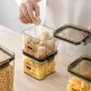 Storage Bottles Kitchen Square Jar Seasoning With Lid Large Capacity Honey Candy Container Sealed Cover Organizer Food Box Rangement