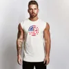 Men's T-shirts Mens Summer Hot Fashion Sleeveless Fitness Camisole Muscle Vest Equipment Training Outdoor Basketball Sports T-shirt