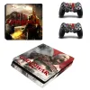 Adesivos God of War PS4 Slim Skin Skin Stick para Sony PlayStation 4 Console e Controladores PS4 Skins Skins Skins Vinil Decal