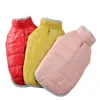 Vêtements pour chiens animaux de compagnie coton coton-padèdes d'hiver automne pull chaud small deinger veste veste chat chiot mignon yorkshire chihuahua