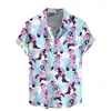 Men's Casual Shirts Funny Sexy Spicy Hawaiian Mens Floral Shirt Man Summer Street Fashion Blouse Male Clothing Y2k Vintage Camisas Casuais