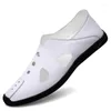 Zapatos casuales tenis masculino 2024 hombres de moda verano deslizamiento transpirable en Zapatos de hombre hueco out size plus size 37-45